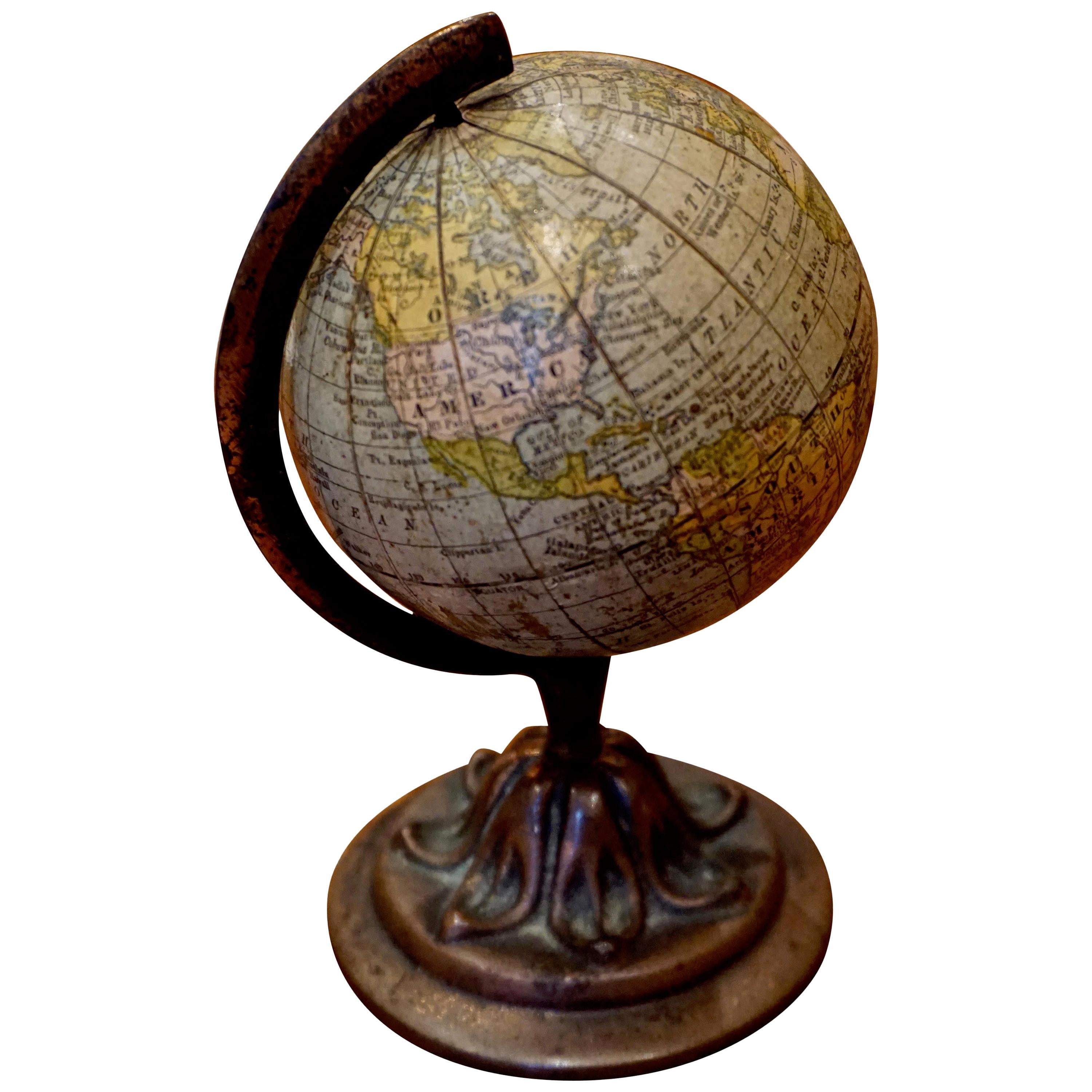 Scarce Terrestrial Globe on Stand by Rand McNally