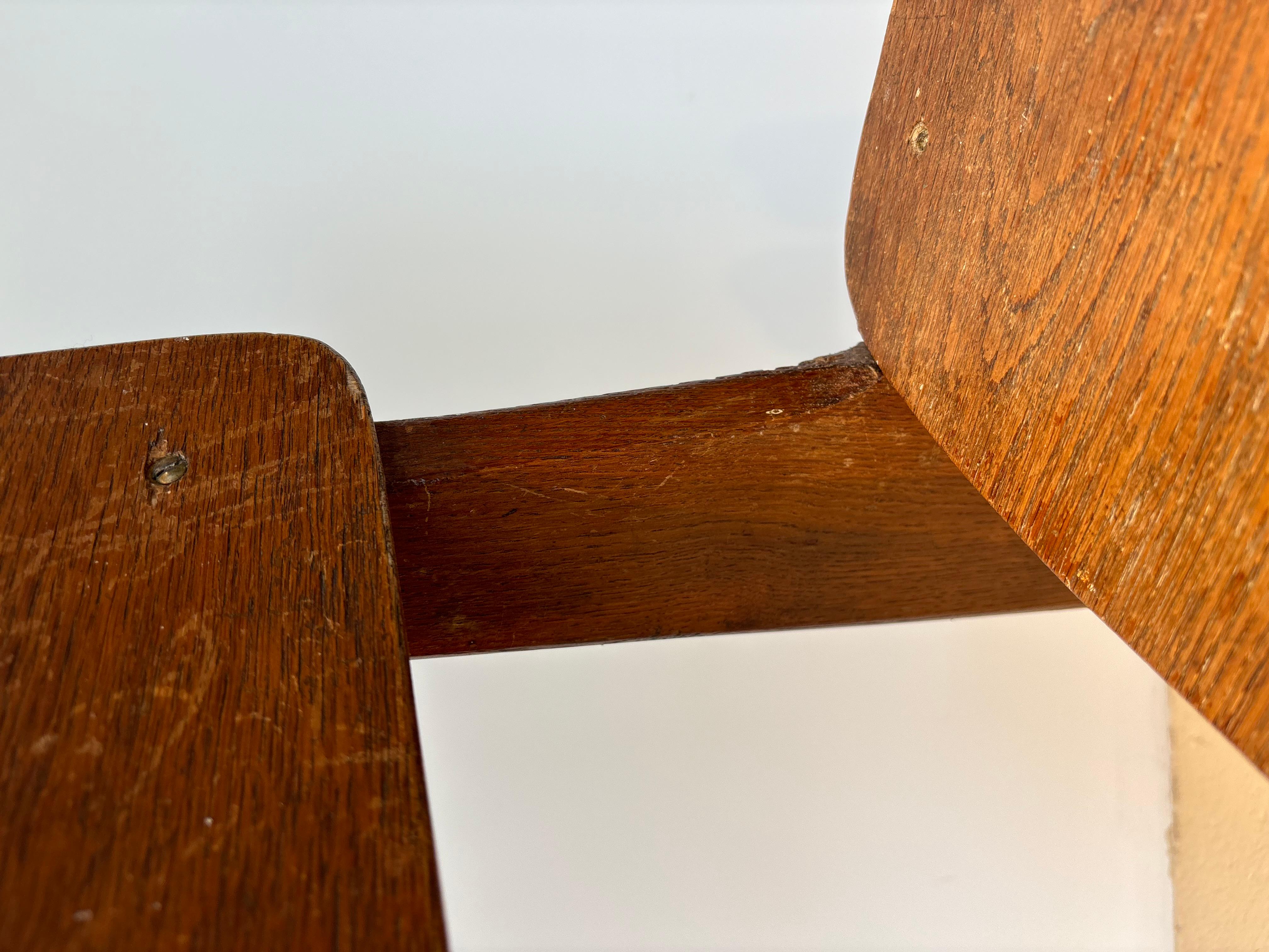 Scarce « tout bois » chair by Jean Prouvé 10