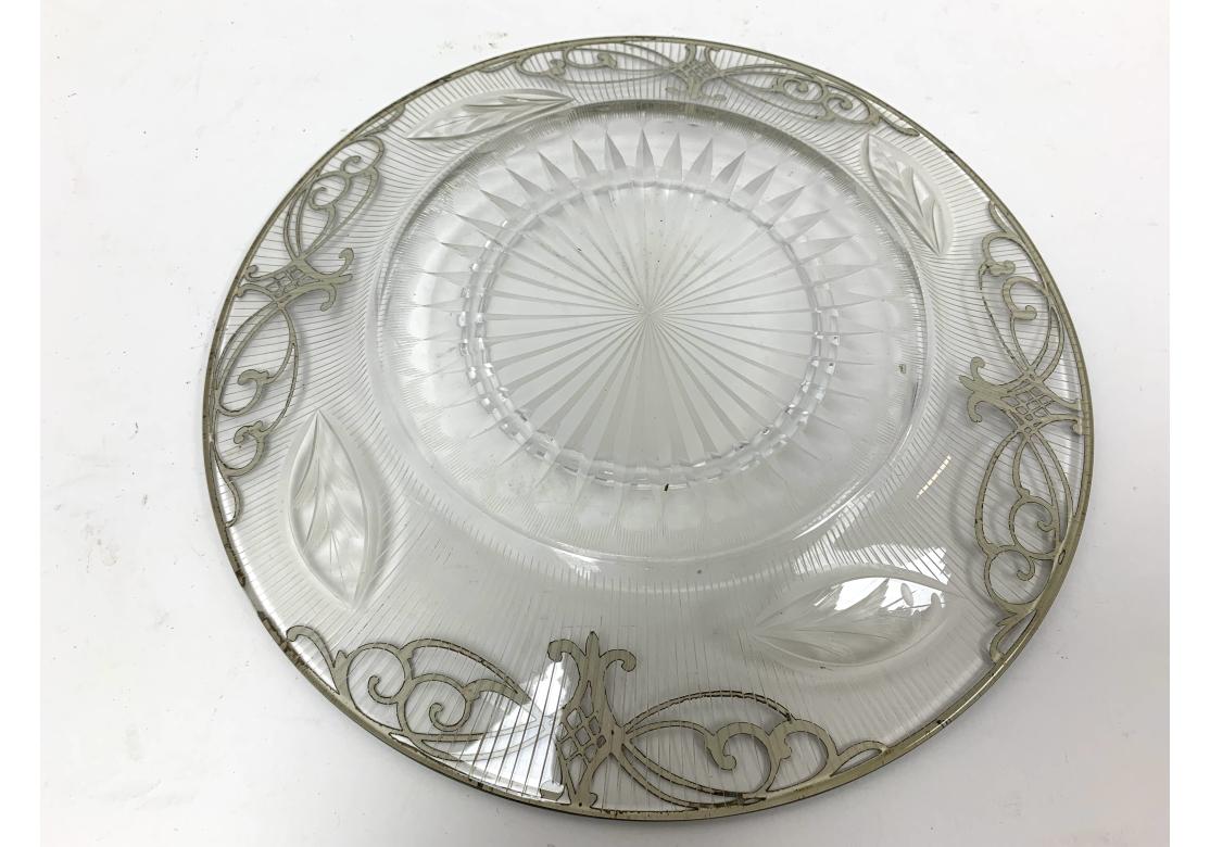 Scarce Vintage Silver Overlay Cheese Dish For Sale 5