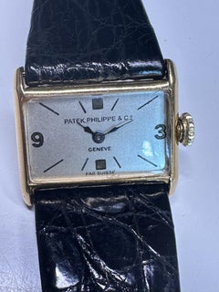 Scares Patek Philippe 18k yellow gold Driver's Wristwatch from 1920