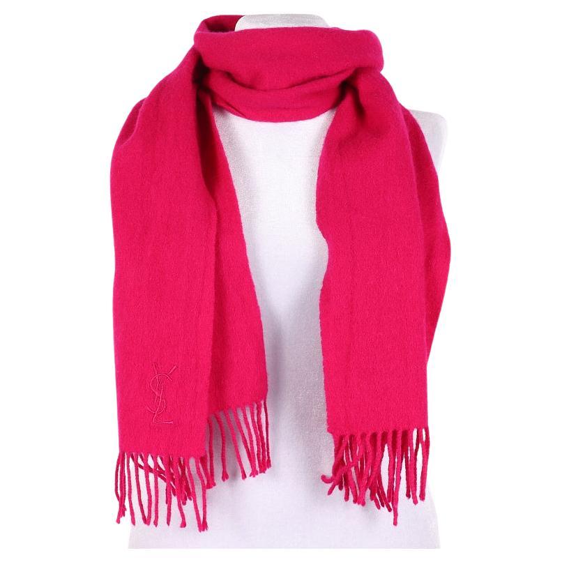 Scarf Yves Saint Laurent (YSL). Wool. 160 x 30 cm / 63" x 12" en vente