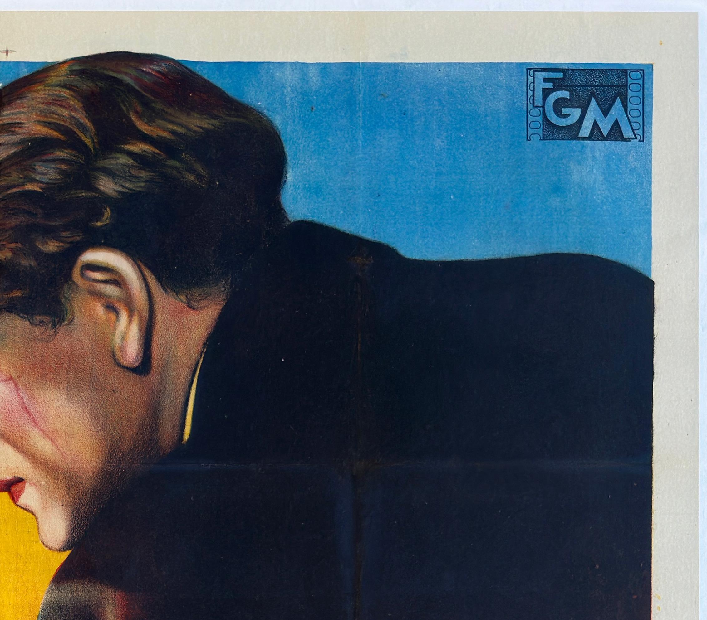 SCARFACE 1940er Jahre Französischer Grande-Film, Filmplakat, BORIS GRINSSON (20. Jahrhundert) im Angebot