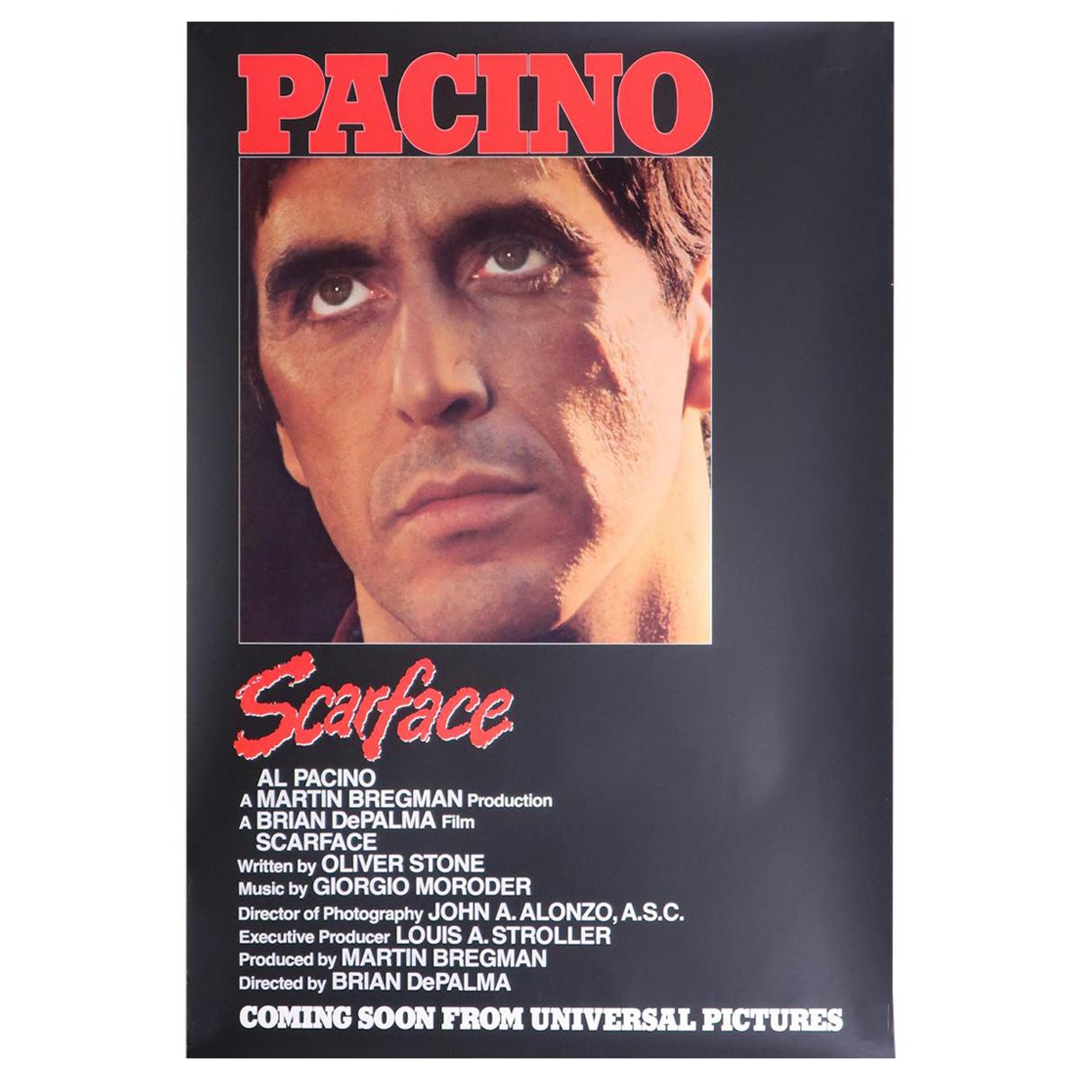 Al Pacino Poster SCARFACE Manifesto Cinema 1983 