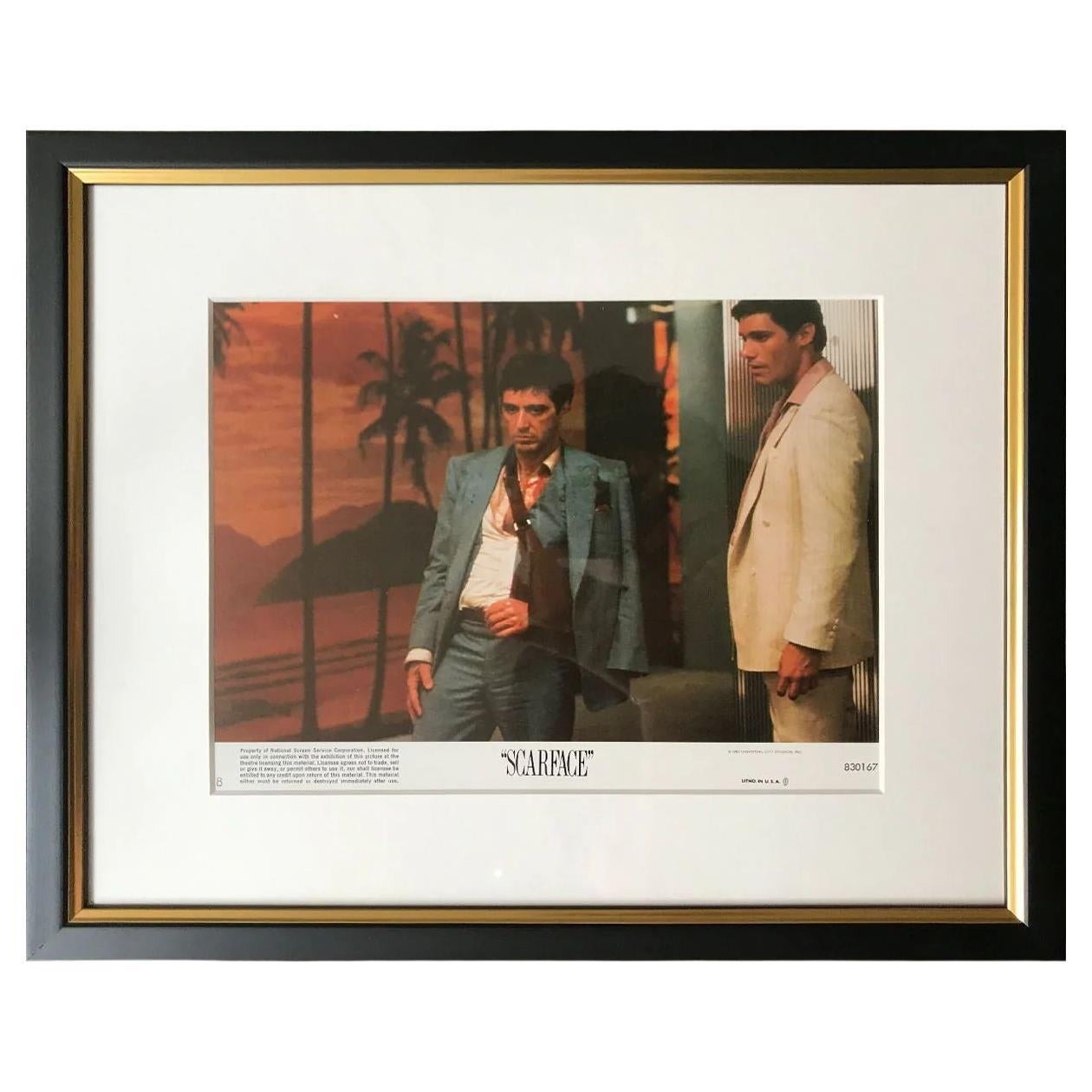 Scarface, Framed Poster, 1983 For Sale