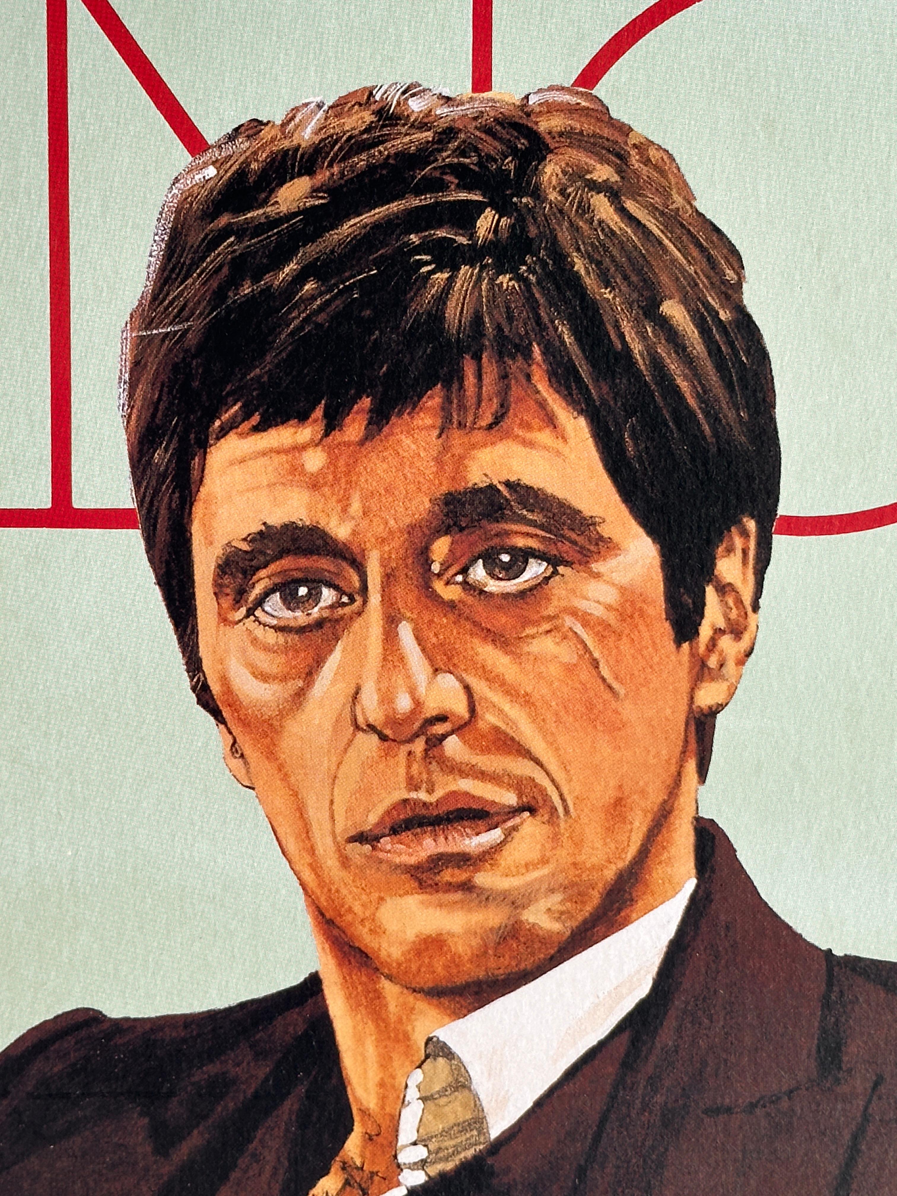 „Scarface“ Original australisches Ein-Blatt-Filmplakat im Vintage-Stil, 1984 (Australisch) im Angebot