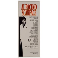 "Scarface" Original Vintage Movie Poster, American, 1983