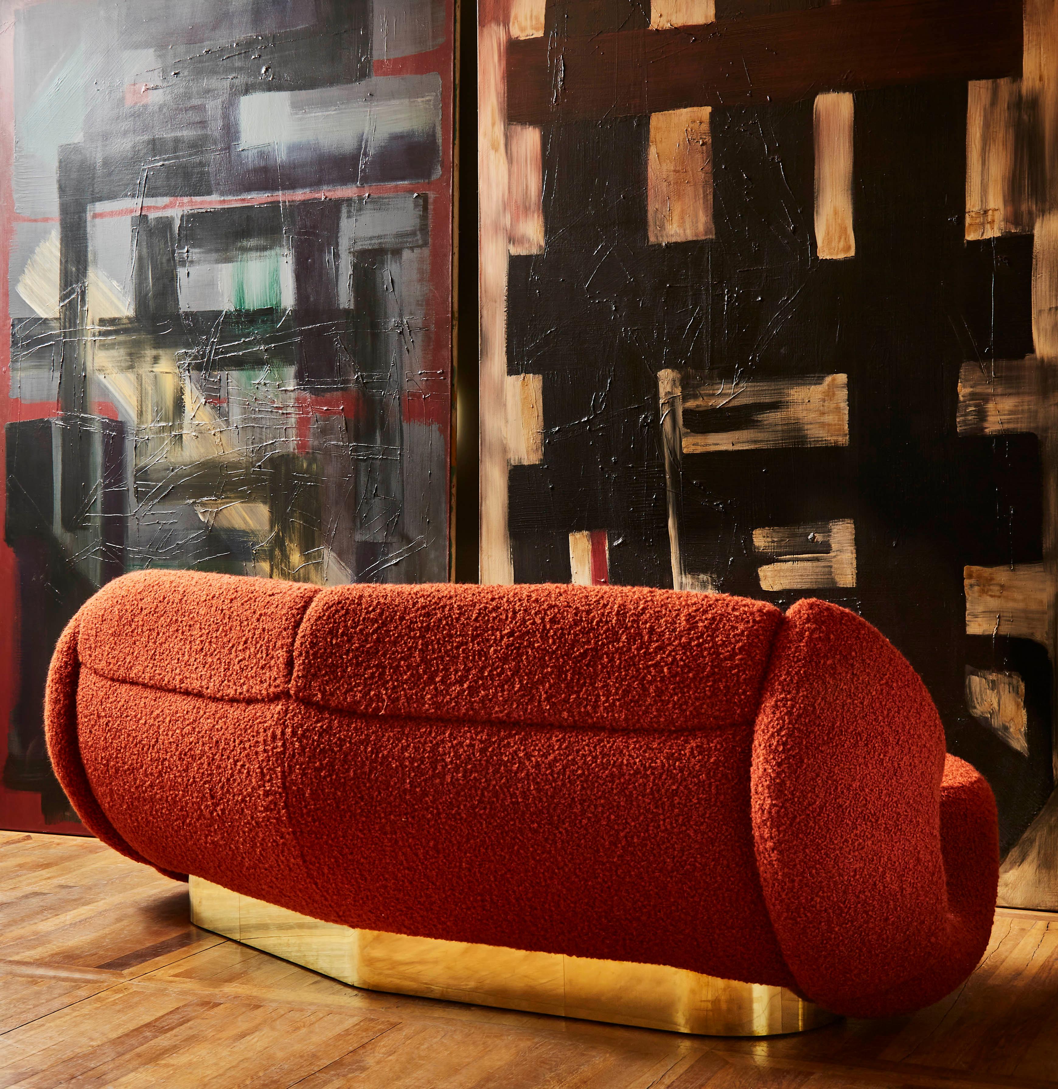 Sofa „Scarface“ von Studio Glustin (Moderne der Mitte des Jahrhunderts) im Angebot