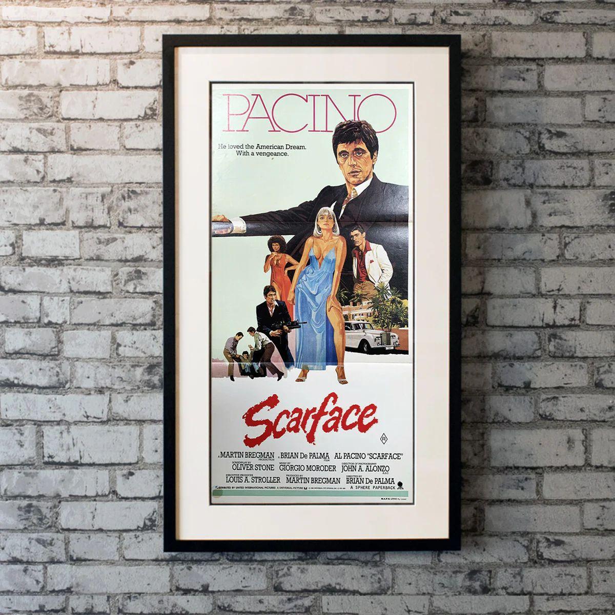 Scarface, Unframed Poster, 1983

Original Australian Daybill (13 X 30 Inches). In 1980 Miami, a determined Cuban immigrant takes over a drug cartel and succumbs to greed

Additional Information:
Year: 1983
Nationality: Australian
Condition: