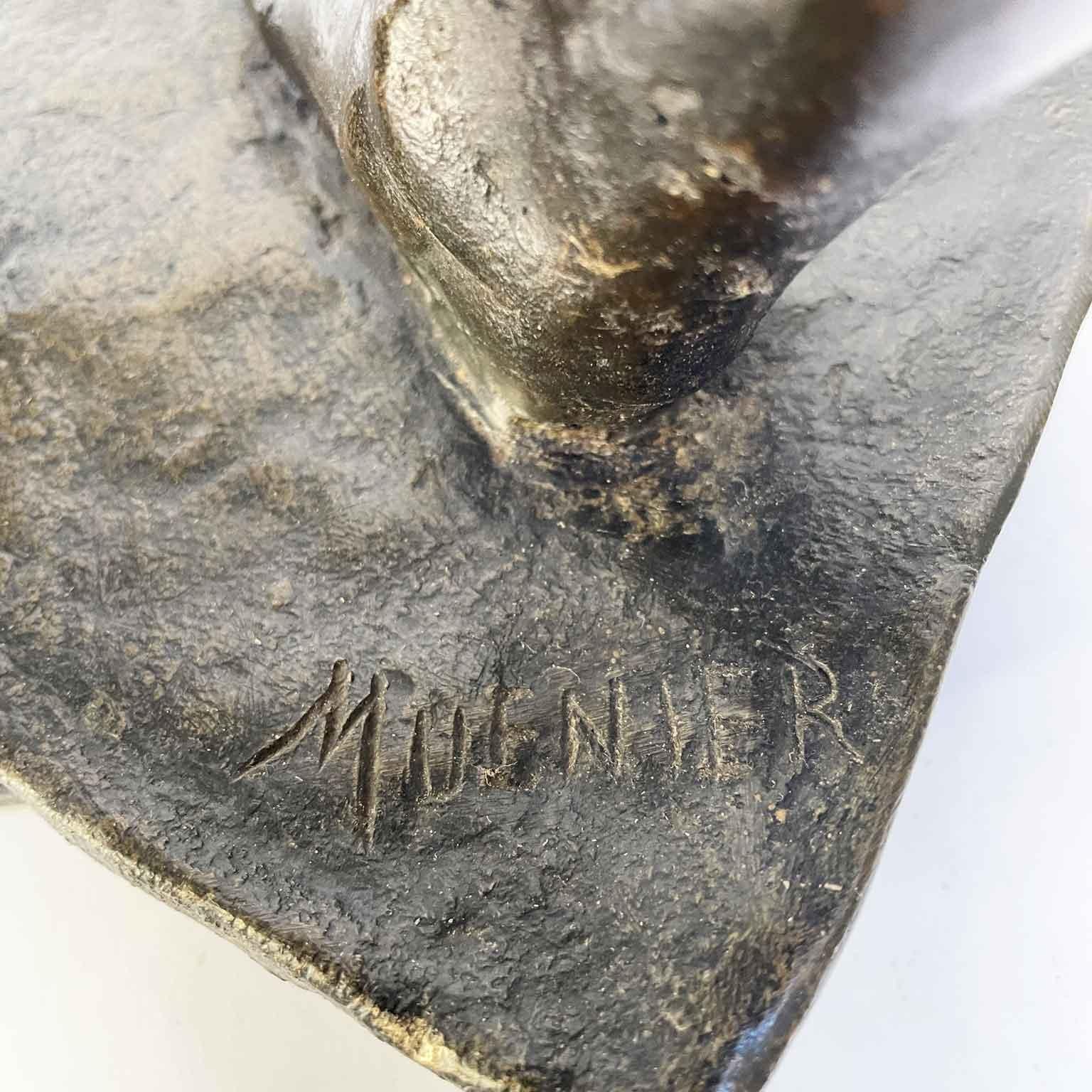 Docker des Hafens von Antwerpen aus dem belgischen Meunier Bronzefigur 20 im Angebot 4