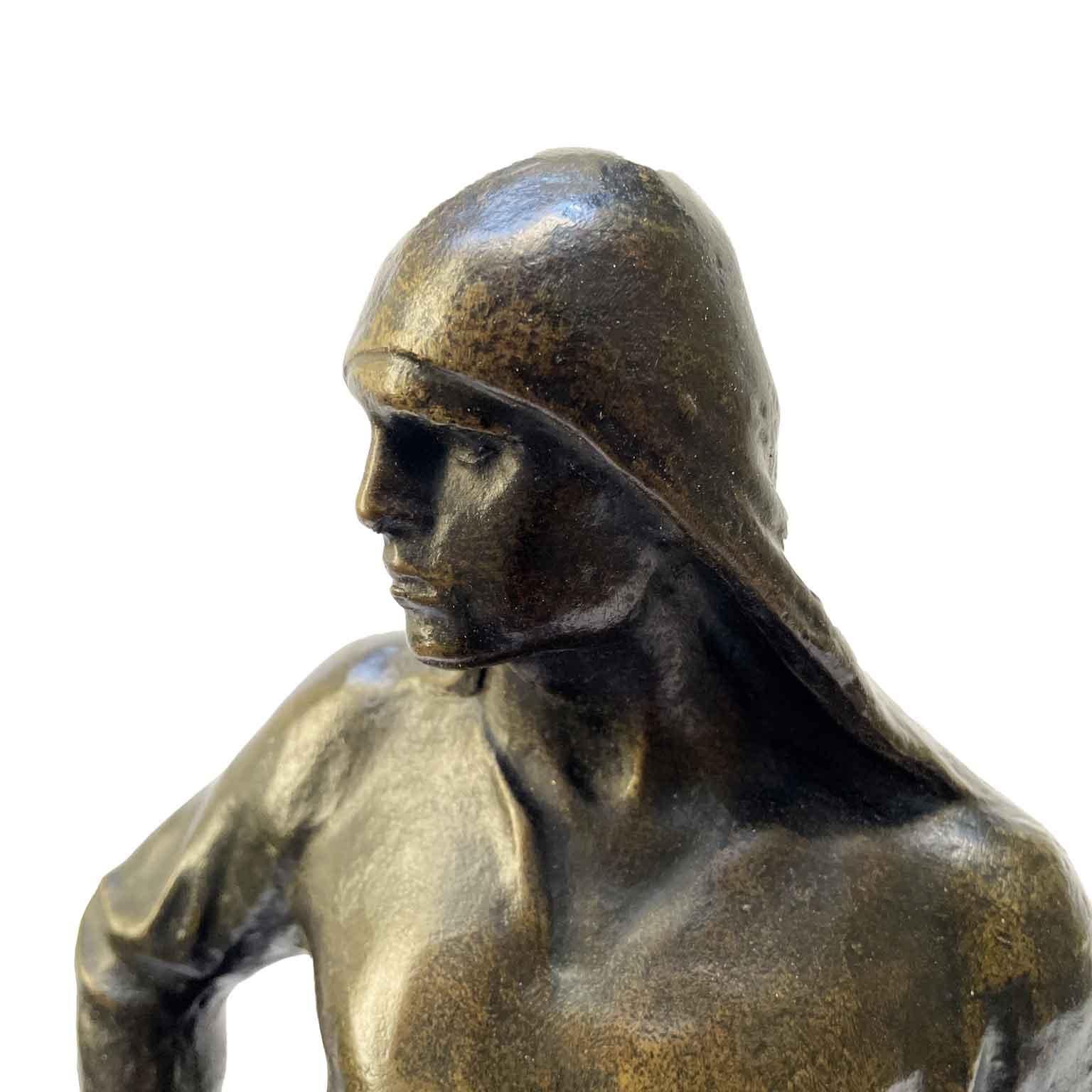Docker des Hafens von Antwerpen aus dem belgischen Meunier Bronzefigur 20 im Angebot 2