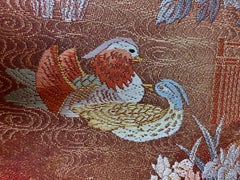 "Scarlet Fantasia" di Kimono-Couture, Arte del Kimono, Arte tessile da parete, Arte giapponese