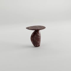 Scarlet Marble End Table