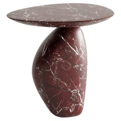 Scarlet Marble End Table