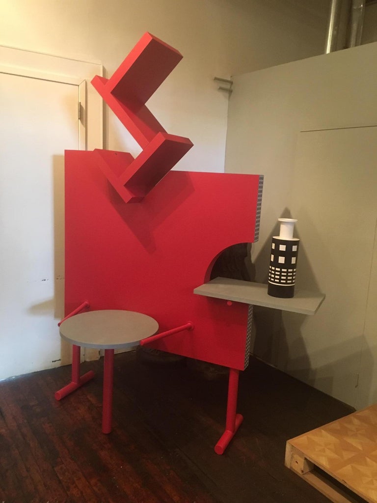 Michele De Lucchi Memphis srl Scarlet Sideboard For Sale at 1stdibs
