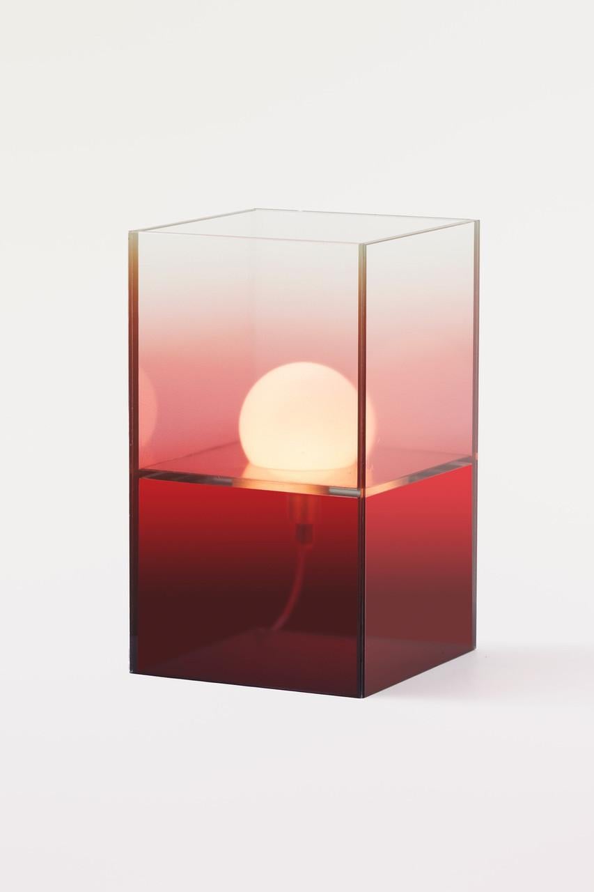 Turkish Scarlet Sunset Table Lamp by Studio Monsoleil For Sale