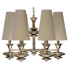 Scarlett Beige 6-Light Chandelier