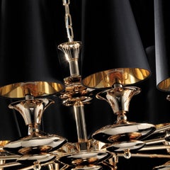 Scarlett Black 12-Light Chandelier