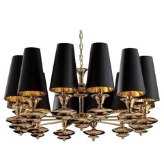 Scarlett Black 12-Light Chandelier