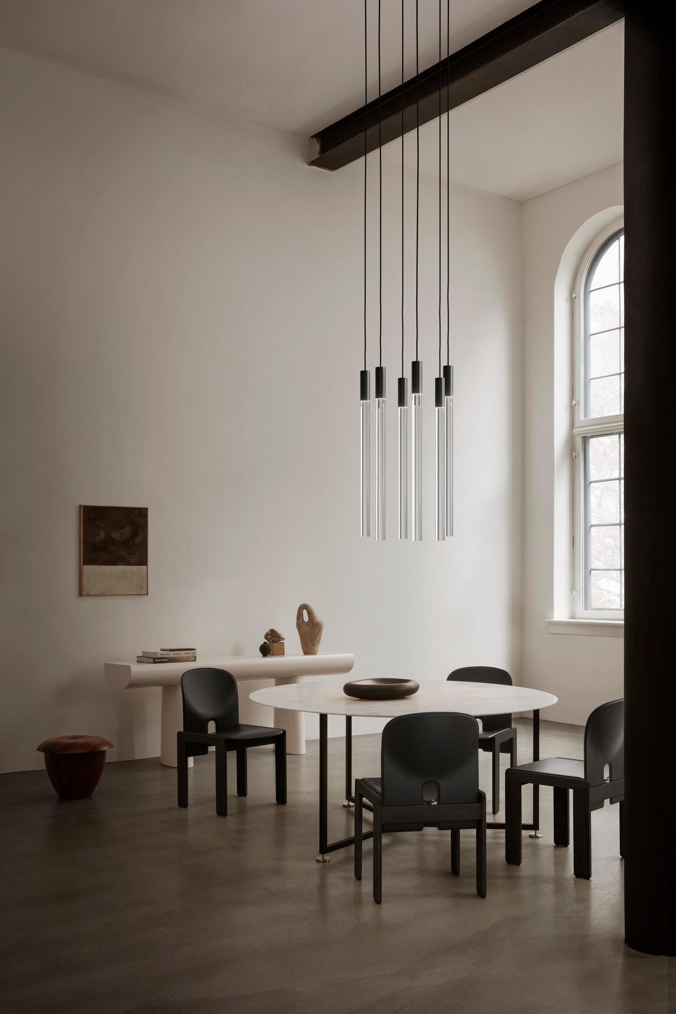 Scarpa 121 Chair in Wood and Leather by Afra & Tobia Scarpa, 1965 For Sale 4