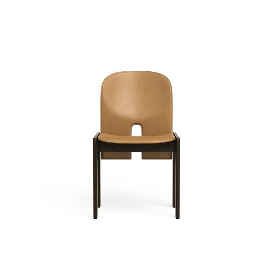 Scarpa 121 Chair in Wood and Leather by Afra & Tobia Scarpa, 1965 For Sale 5