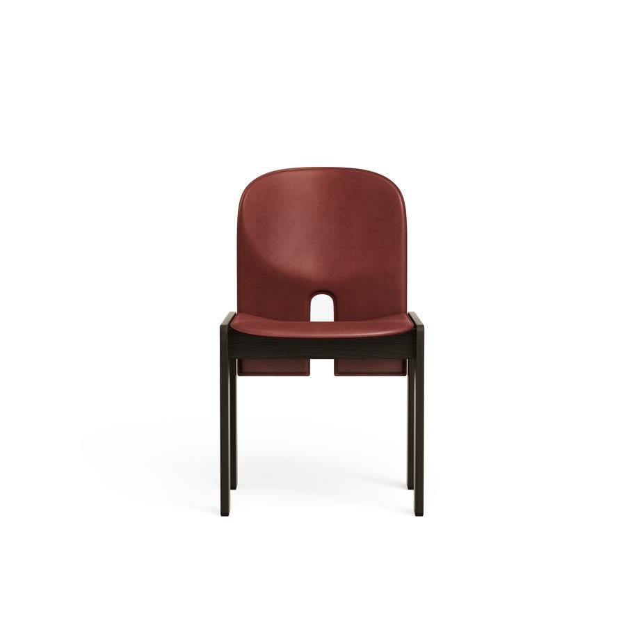 Scarpa 121 Chair in Wood and Leather by Afra & Tobia Scarpa, 1965 For Sale 6