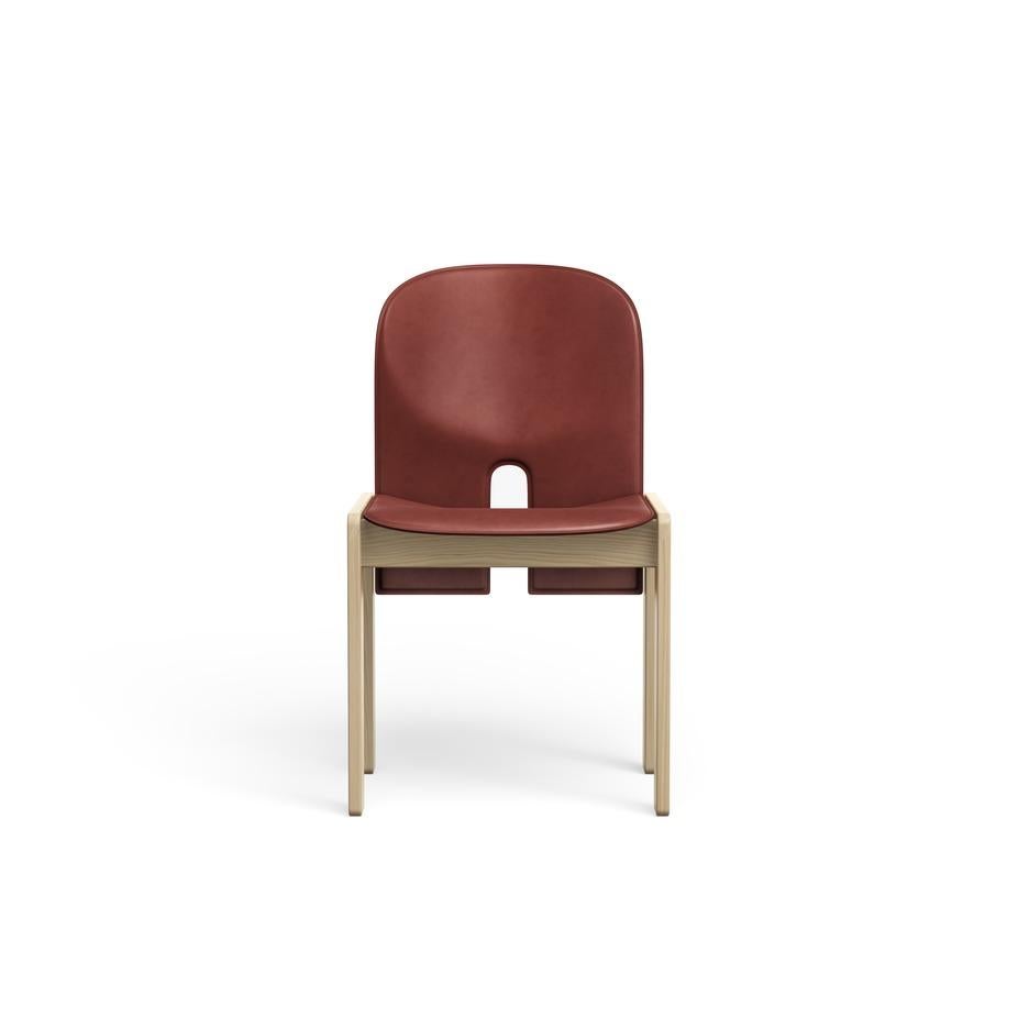Scarpa 121 Chair in Wood and Leather by Afra & Tobia Scarpa, 1965 For Sale 7