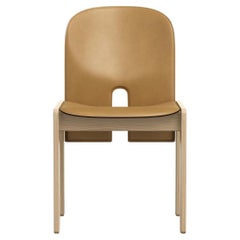 Scarpa 121 Chair in Wood and Leather by Afra & Tobia Scarpa