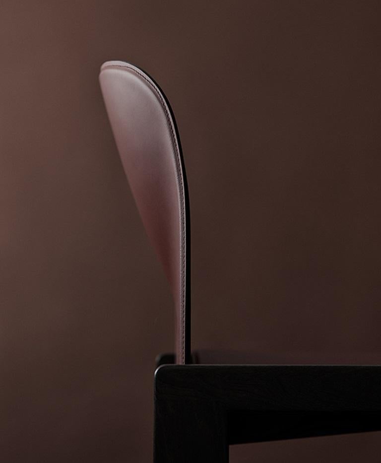Scarpa 121 Chair in Wood and Leather by Afra & Tobia Scarpa, 1965 For Sale 1