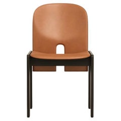 Scarpa 121 Chair in Wood and Leather by Afra & Tobia Scarpa, 1965