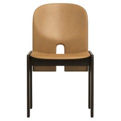 Scarpa 121 Stuhl aus Holz und Leder von Afra & Tobia Scarpa, 1965