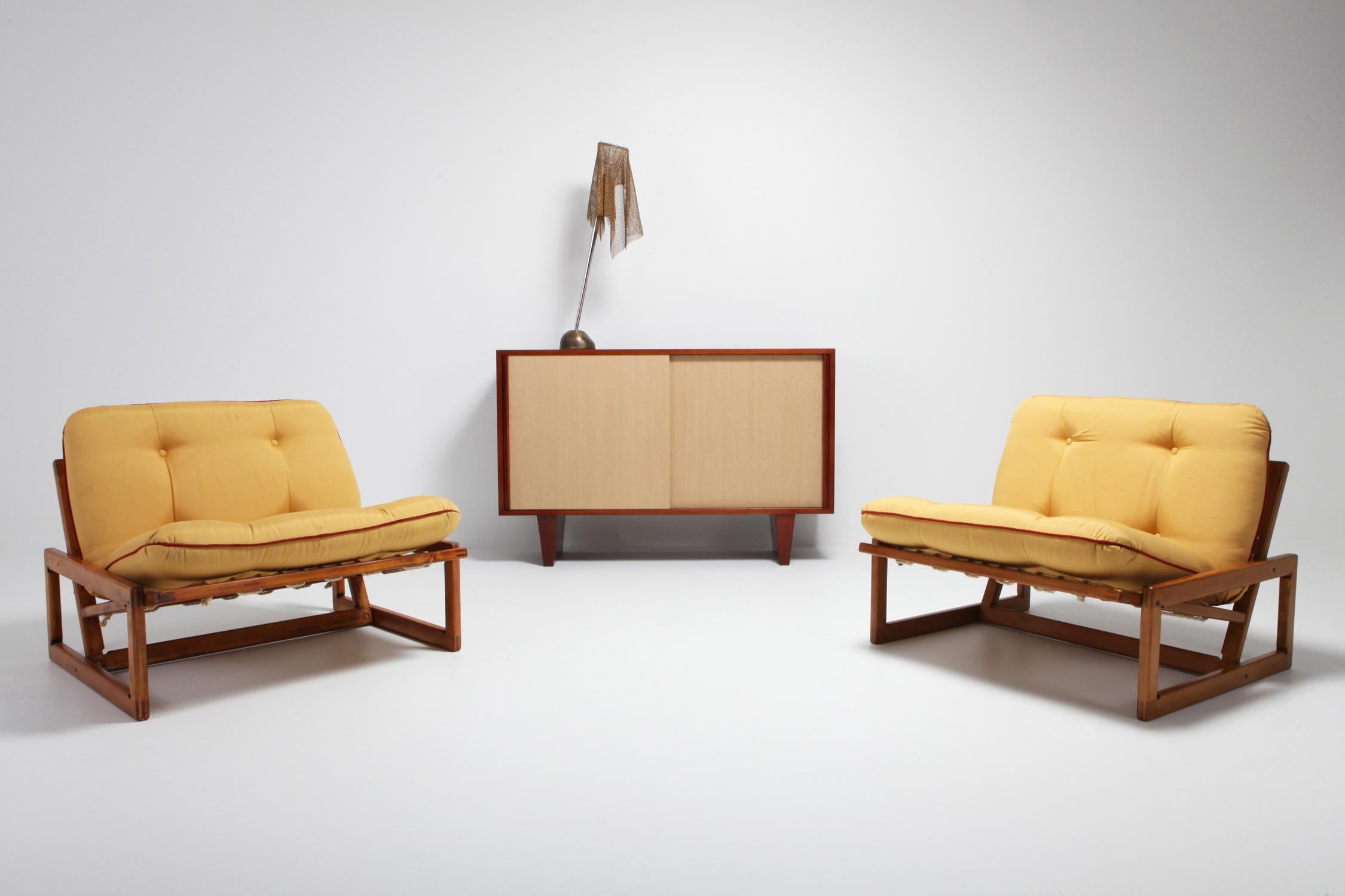 Post-Modern Scarpa 'Carlotta' Lounge Chairs for Cassina