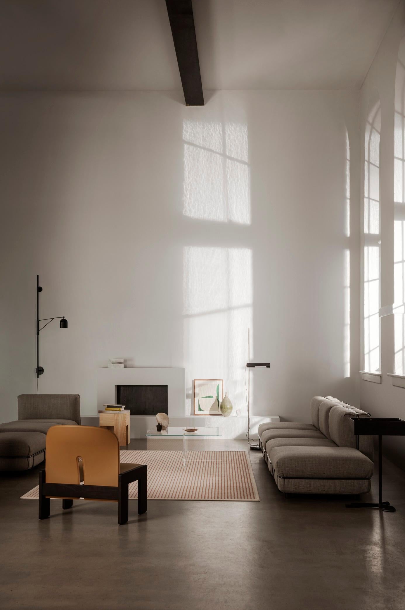 Scarpa Chair 925 in Wood and Leather by Afra and Tobias Scarpa 1966 For Sale 8