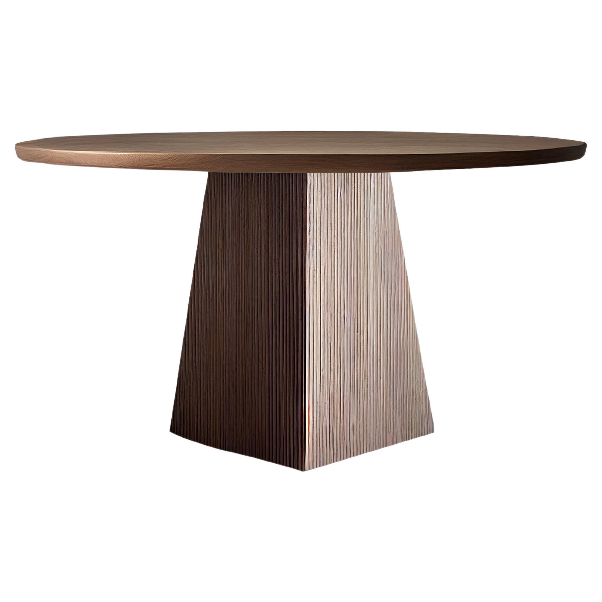 Scarpa Dining Table A, Round Table for 6 by Nono For Sale