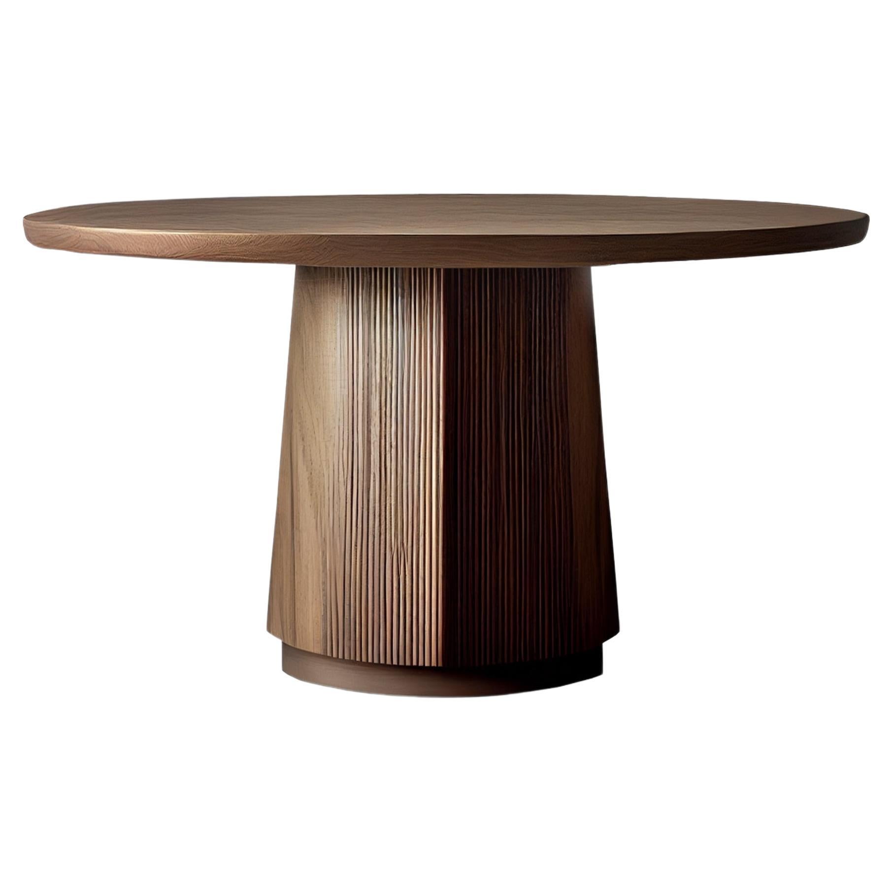 Scarpa Dining Table B, Round Table for 6 by Nono