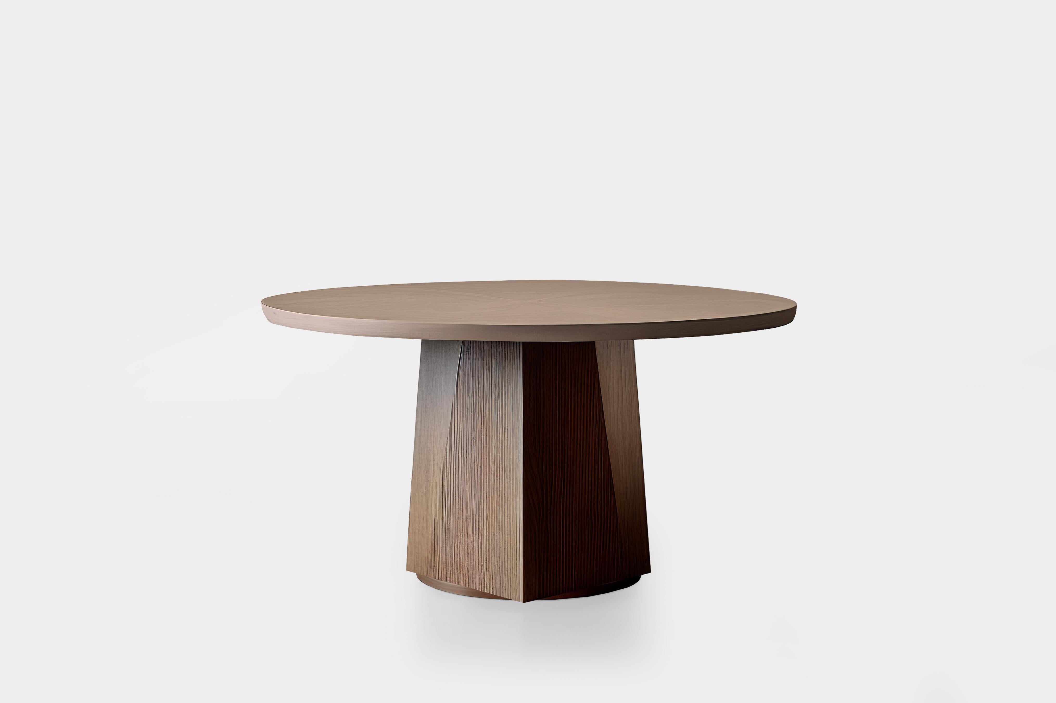 Mexican Scarpa Dining Table C, Round Table for 6 by Nono For Sale