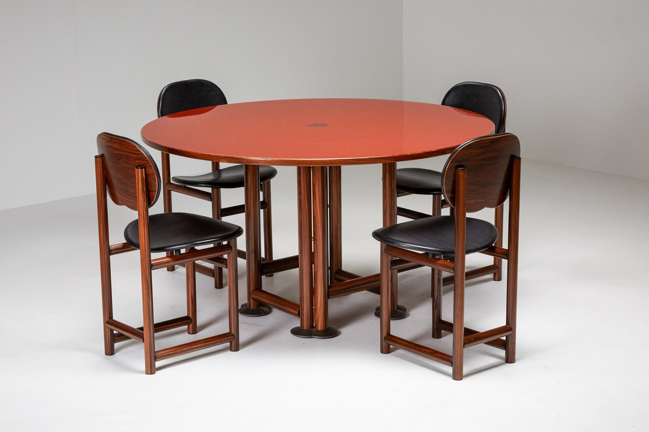 Mid-Century Modern Scarpa 'New Harmony' Dining Table for Maxalto, 1979