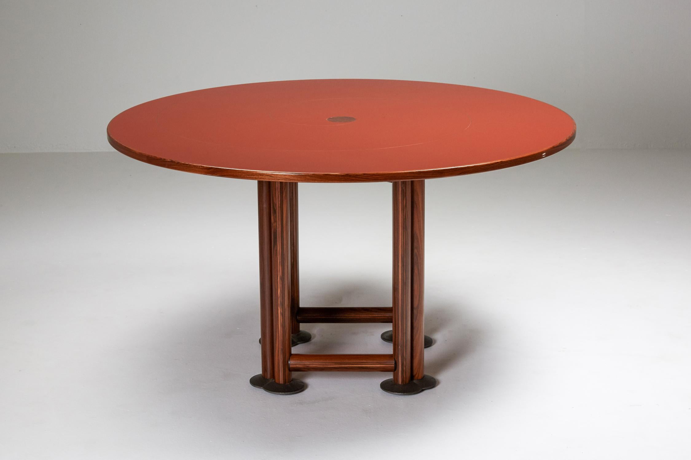 Wood Scarpa 'New Harmony' Dining Table for Maxalto, 1979