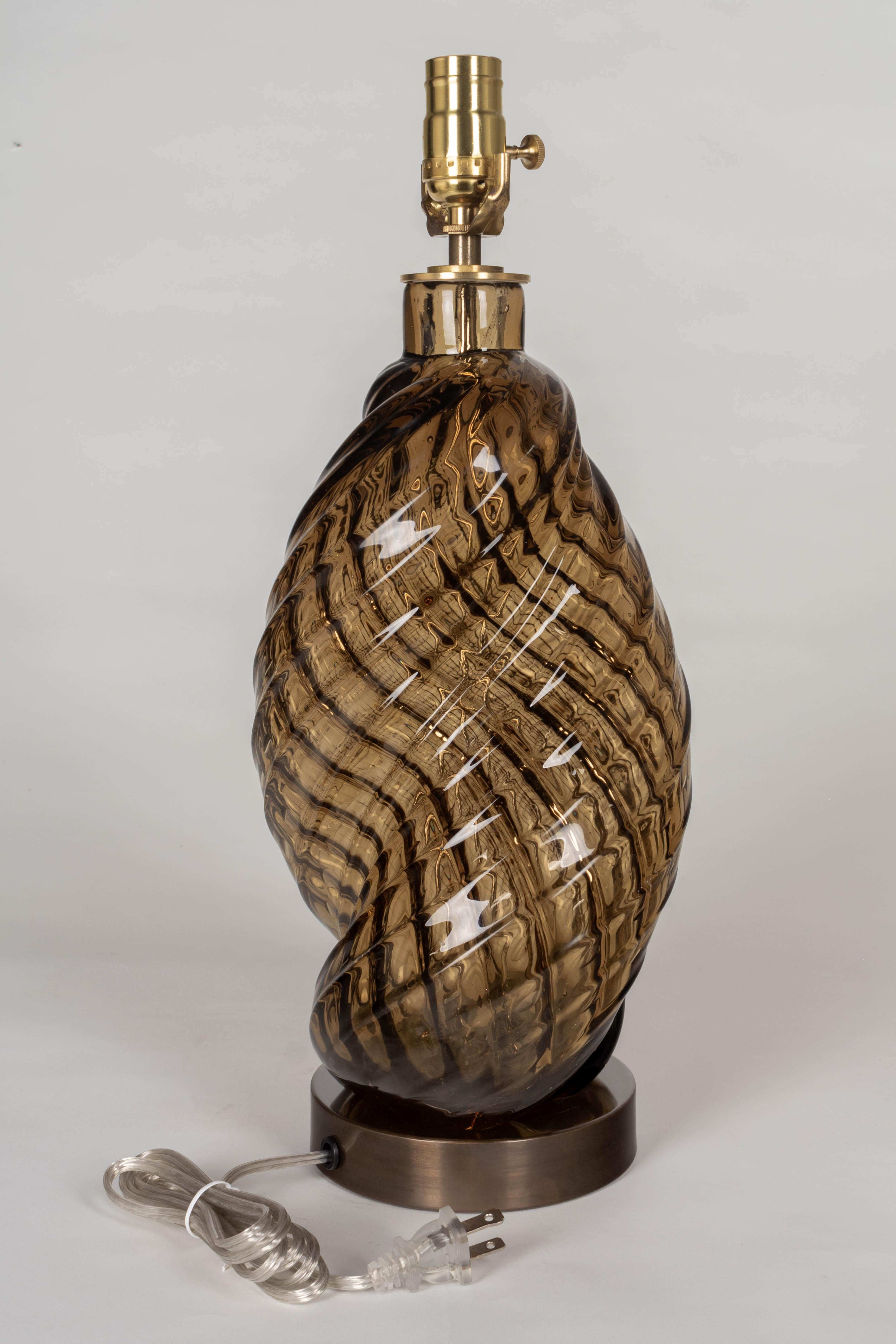 Scarpa & Venini Diamante Murano Glass Lamp 2