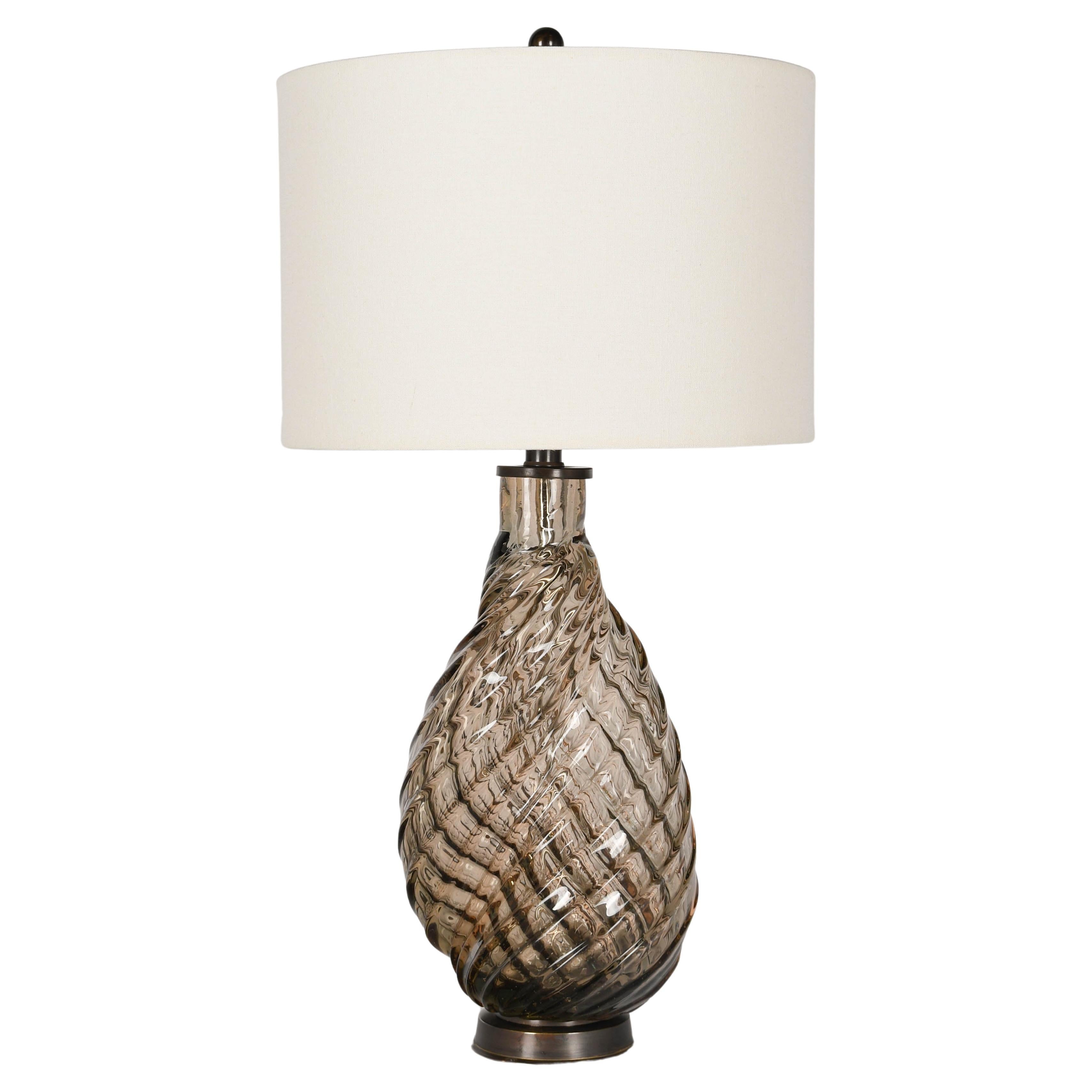Scarpa & Venini Diamante Murano Glass Lamp