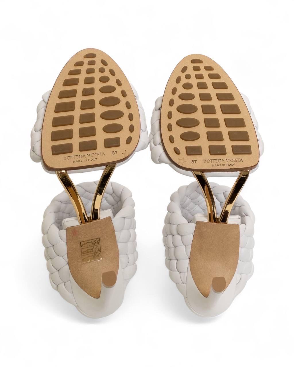 Scarpe Bottega Veneta Sandalo Optic White 3