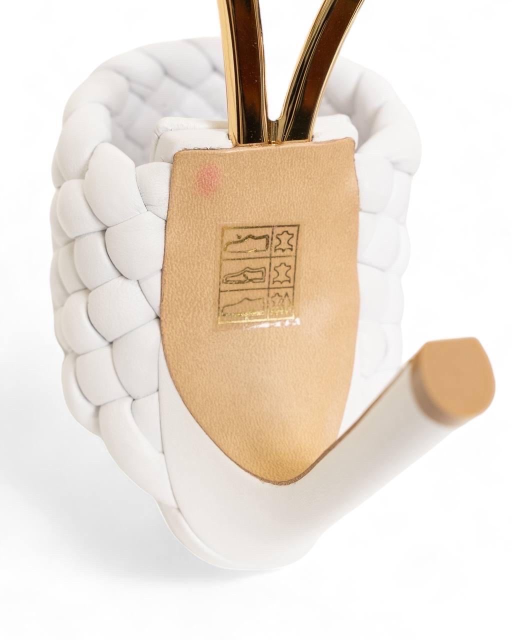 Scarpe Bottega Veneta Sandalo Optic White 4