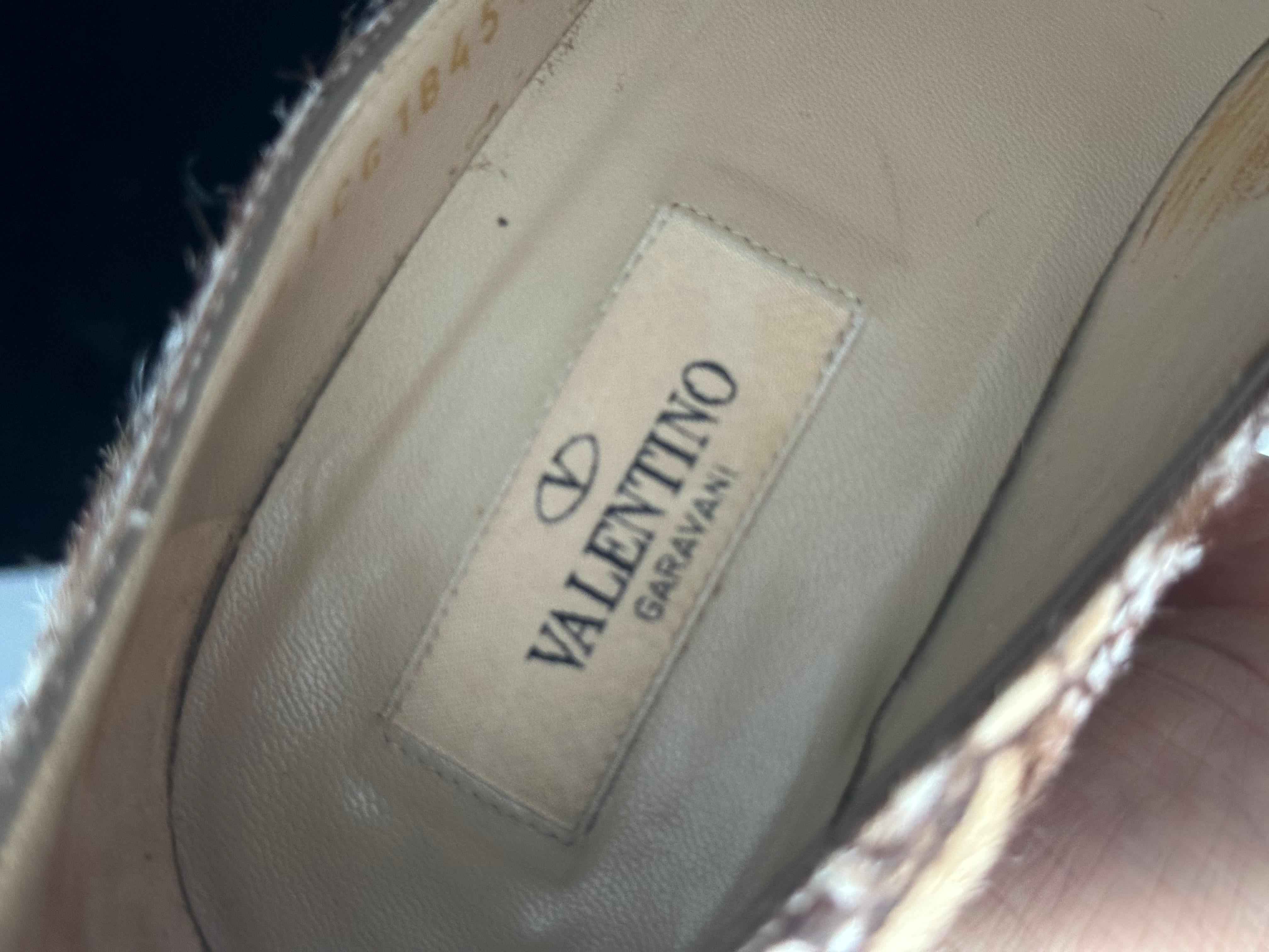 Marrone Scarpe Valentino Garavani in cavallino