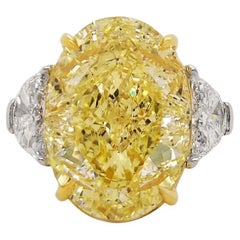 Scarselli 20 Carat Fancy Intense Yellow Diamond Ring