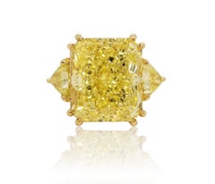 Scarselli Anillo de Compromiso Diamante Amarillo Intenso Fantasía 21 Quilates