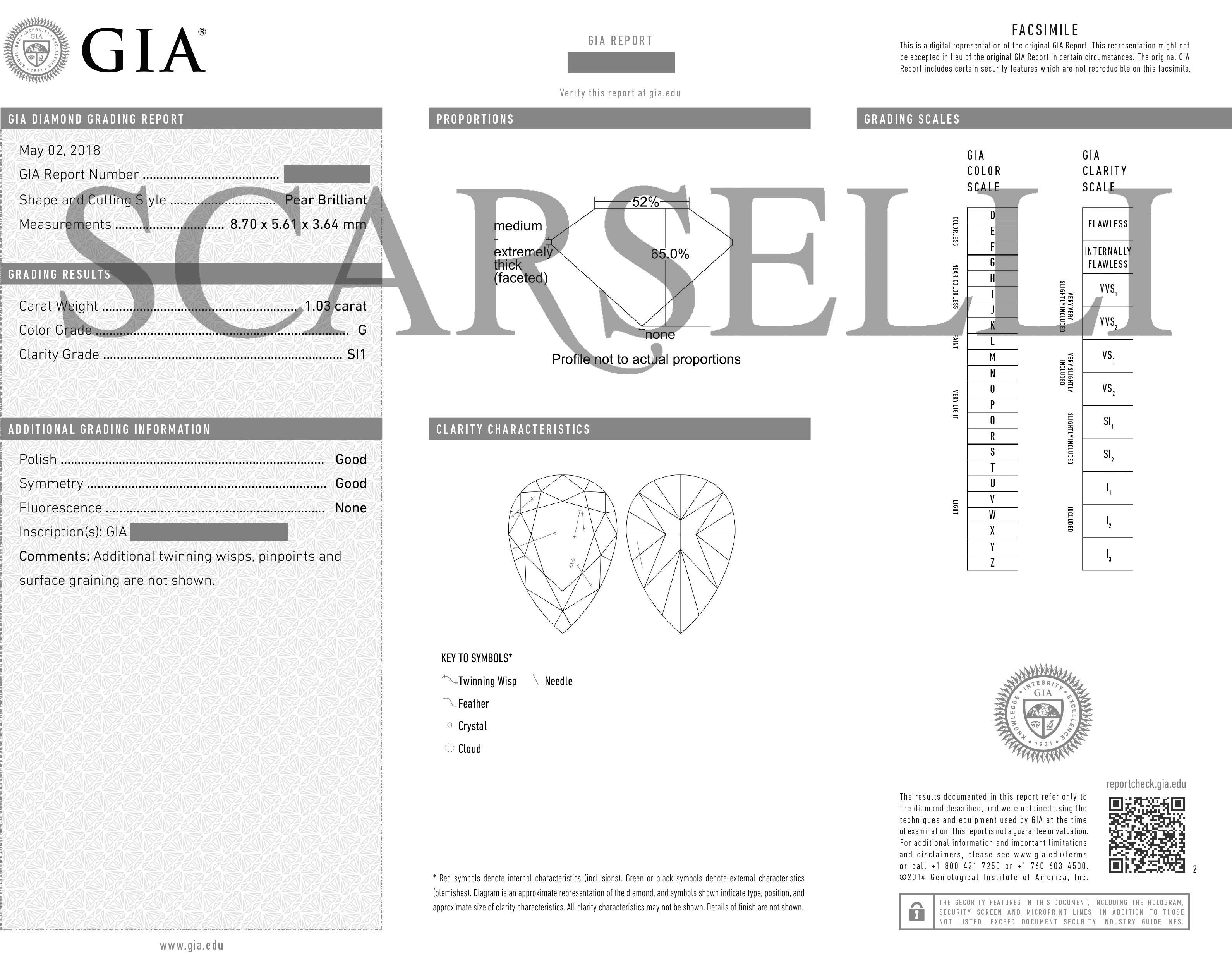 Scarselli 31 Carat Pear Cut Diamond Tennis Necklace in Platinum GIA ...