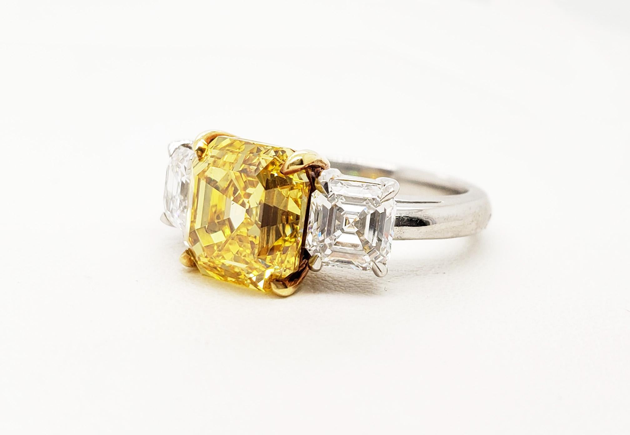 4 carat yellow diamond price