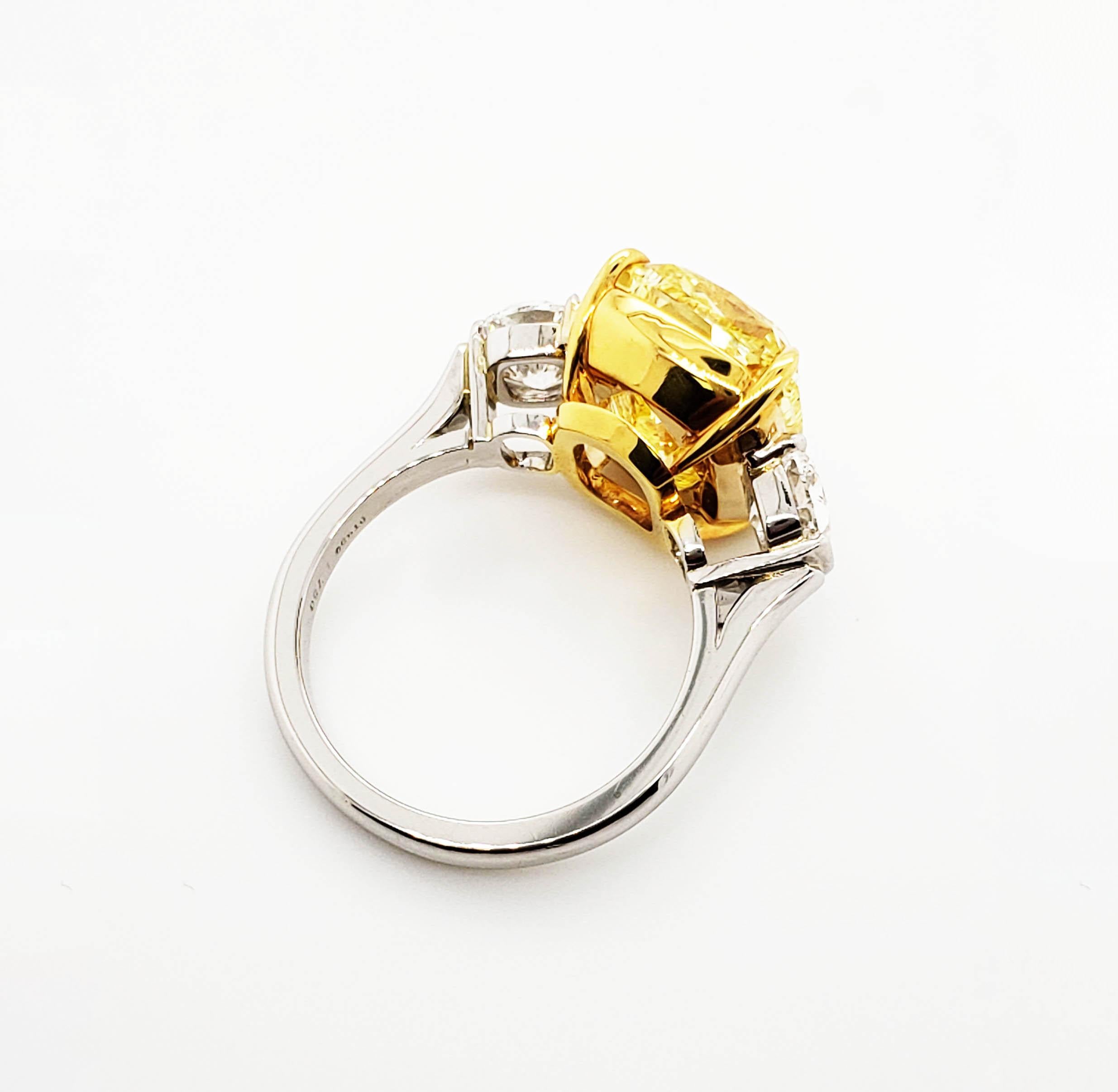 9 carat yellow diamond cost