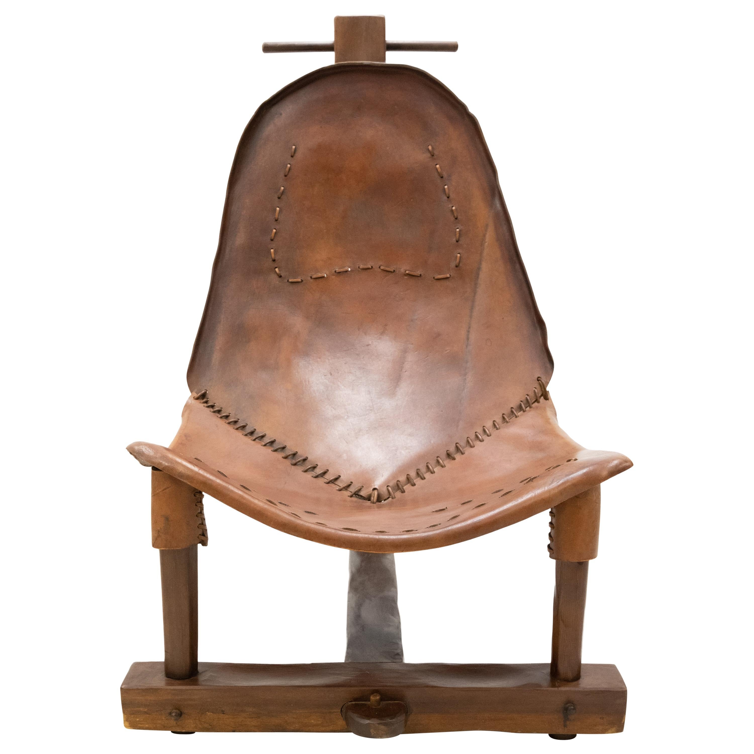 Scary Looking Brazilian Leather Hammock T Chair