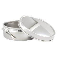 925 sterling silver shoe cream holder shaped box