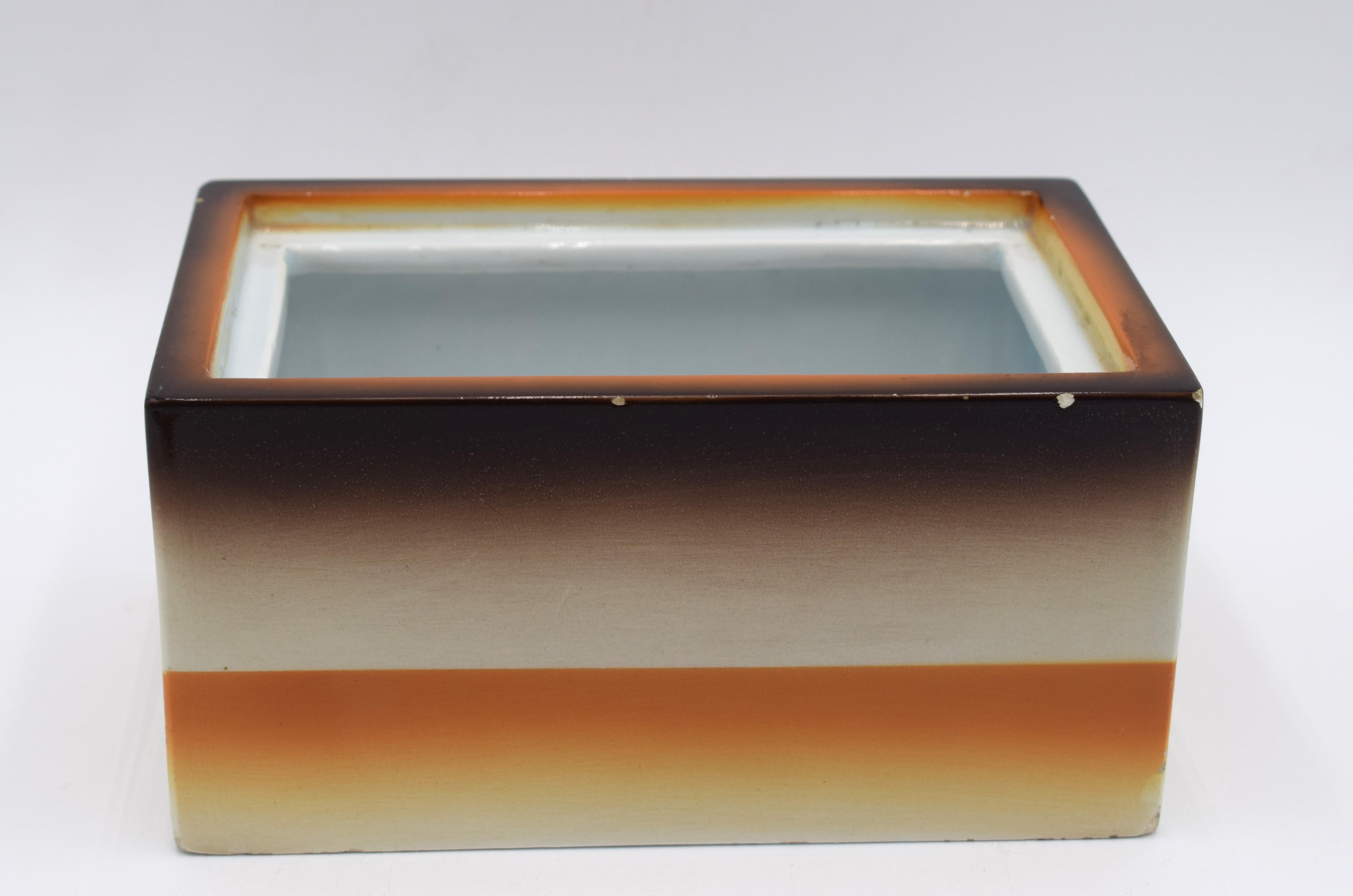 Mid-20th Century Boite à beurre Galvani, Italie, années 1930. en vente